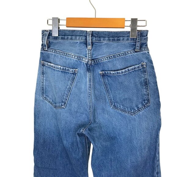 Frame Le Jane Crop High Rise  5 Pocket Zip Up Jeans Size 24 - Picture 7 of 10